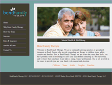 Tablet Screenshot of bendfamilytherapy.com